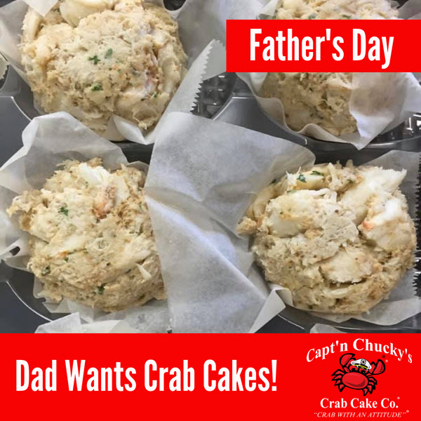 Fathers day crab cakes