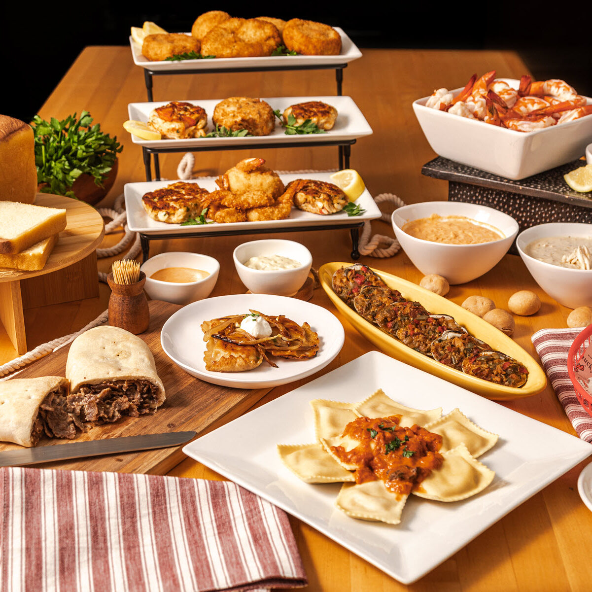 Captn Chuckys Crab Cakes & Specialty market display